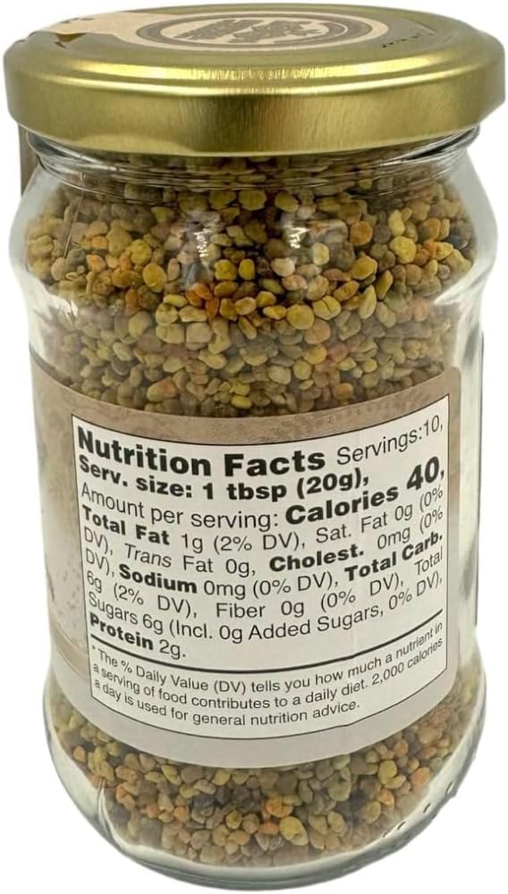 Belveder Bee Pollen, 100% Natural Superfood, 200g Glass Jar - görsel 3