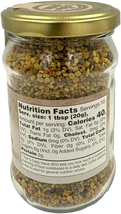 Belveder Bee Pollen, 100% Natural Superfood, 200g Glass Jar