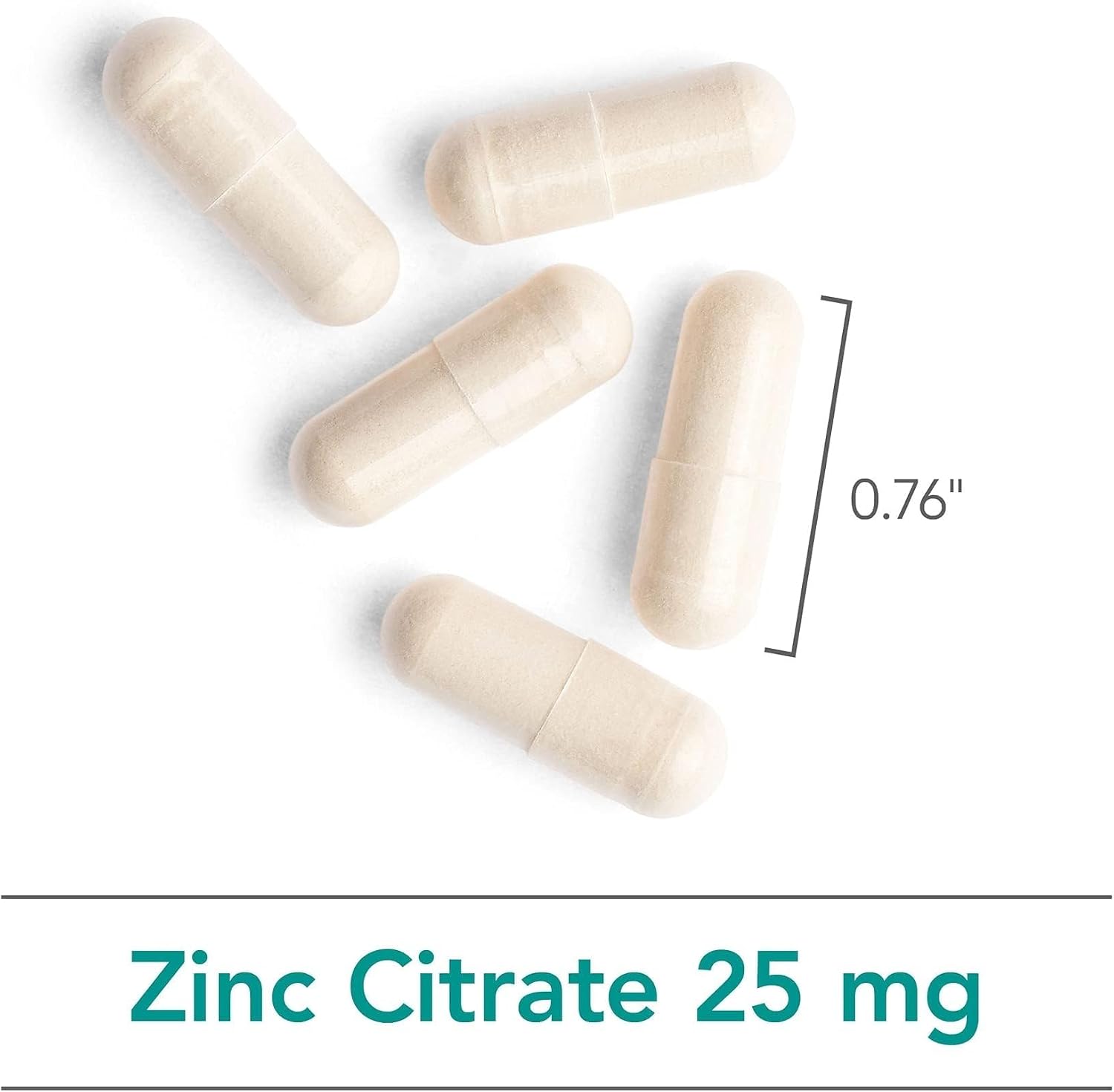 NutriCology Zinc Citrate – 25 mg, 60 Capsules - görsel 4