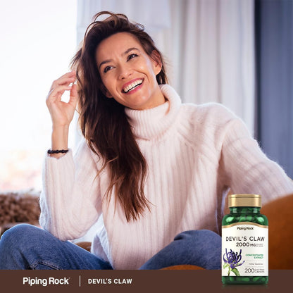 Piping Rock Devil's Claw | 200 Capsules | Herbal Supplement