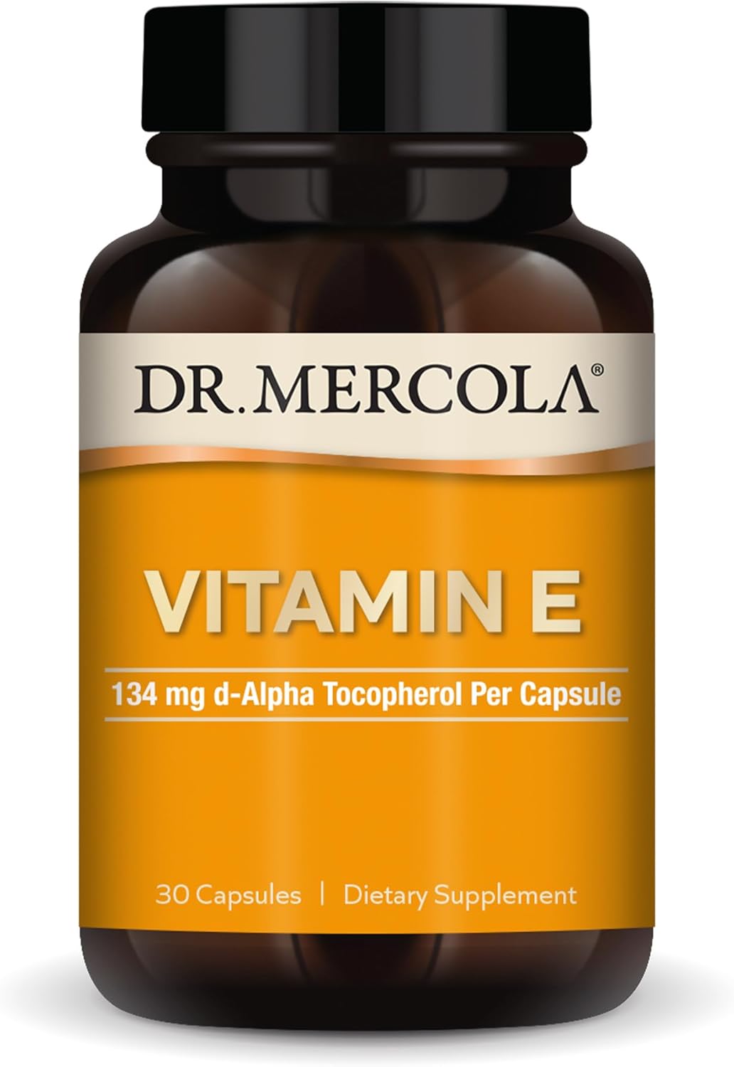 Dr. Mercola Vitamin E, 90 Servings (90 Capsules), 134 mg Per Capsule, Food Supplement, Supports Healthy Skin, Non-GM - görsel 9