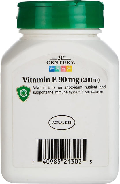 21st Century Vitamin E 90 mg (200 IU) - 110 Softgels
