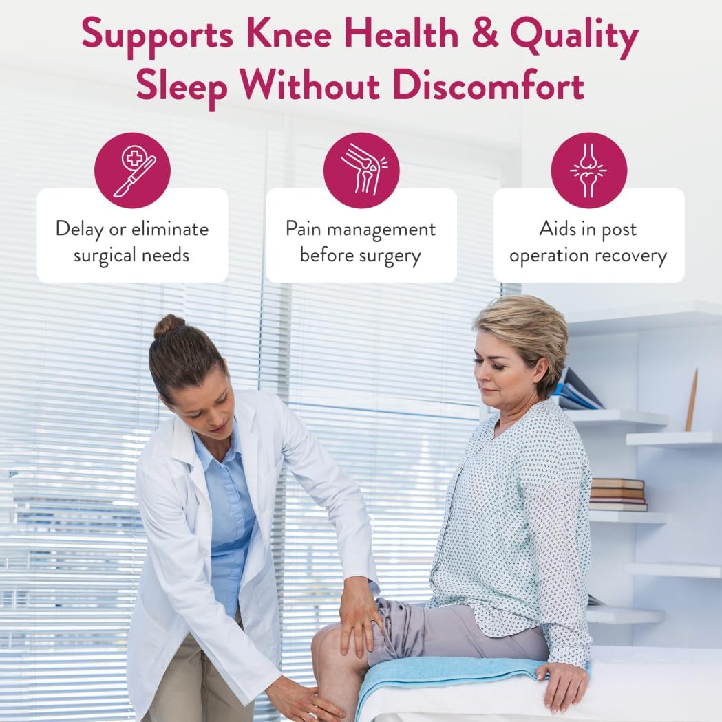 Knee Joint Support Supplement – Fast-Acting Blend with Mangoselect, Olive Fruit, & Trans-Resveratrol, Non-GM, 120 Count - görsel 4