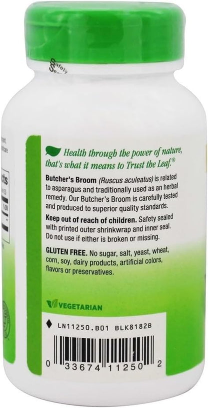 Nature's Way Butcher's Broom Root – 100 Capsules