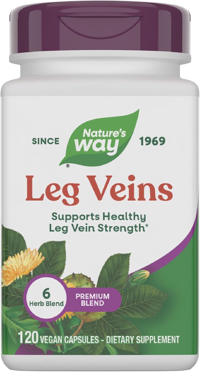 Nature's Way Leg Veins Premium Blend - 120 Capsules - görsel 1