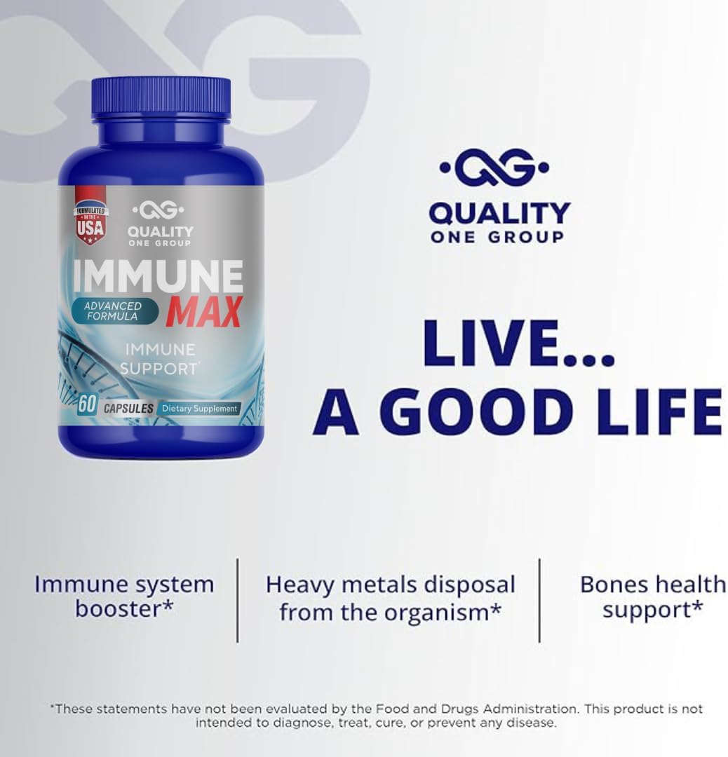 Immune Support Complex Food Supplement with Vitamin C, E, Quercetin, Graviola, Garlic, Selenium, Grape Seed, Advanced Immune Defence, Supports Overall Health, Provides Vital Nutrients & Antioxidants - görsel 3