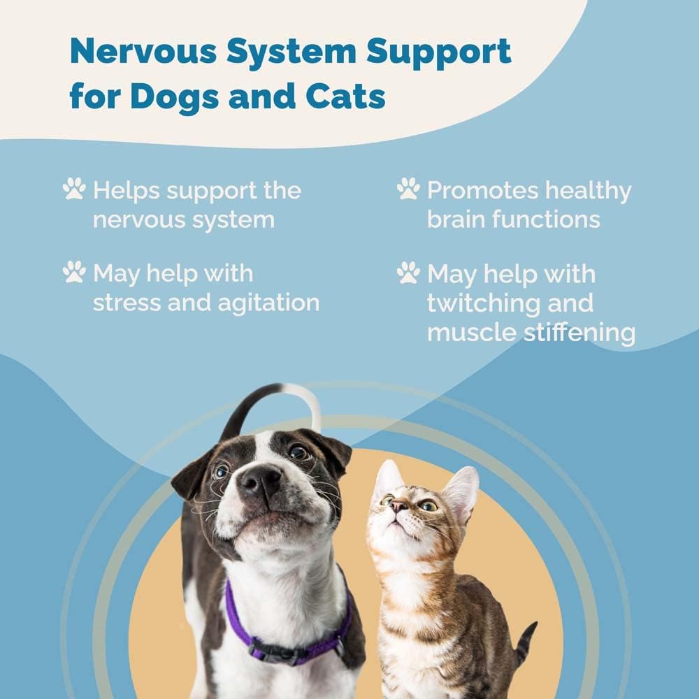 PranaPets Nervous System Support for Dogs and Cats – Herbal Formula, 2 Pack - görsel 2