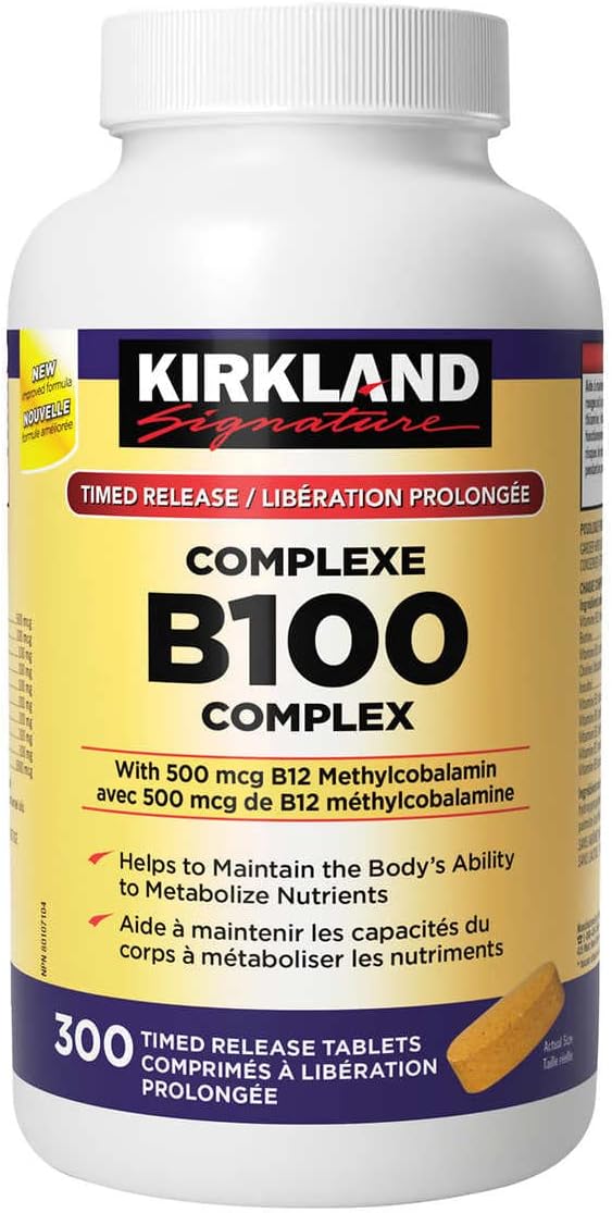 Kirkland Signature B100 Complex, 300 Tablets - görsel 1
