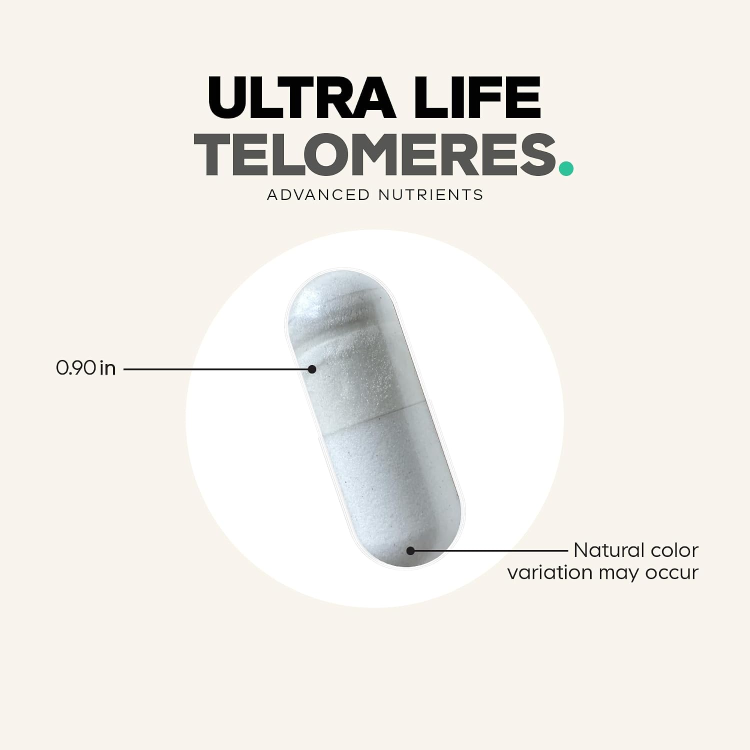 Codeage Ultra Life Telomeres Supplement - 5-MTHF Folate, Methyl B12, Vitamin D3, L-Theanine, Ashwagandha - 90 Capsules - görsel 8
