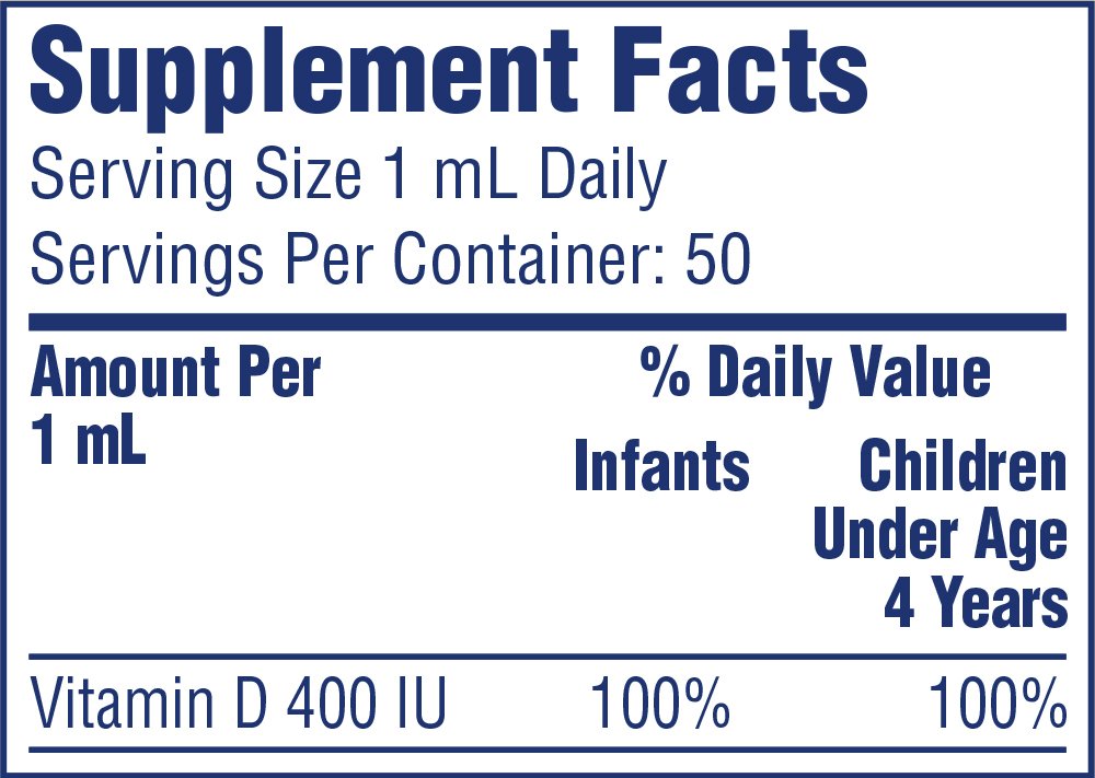 Enfamil D-Vi-Sol Liquid Vitamin D Supplement, 50 ml Bottle - görsel 8