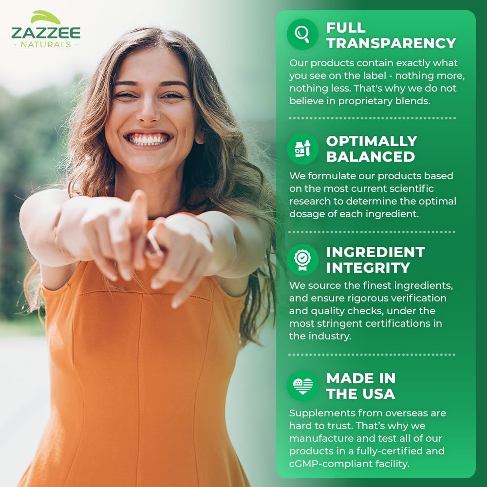 Zazzee Citrus Bergamot 25:1 Extract - High-strength, 40% Polyphenolic Flavanones, 150 Vegan Capsules - görsel 5