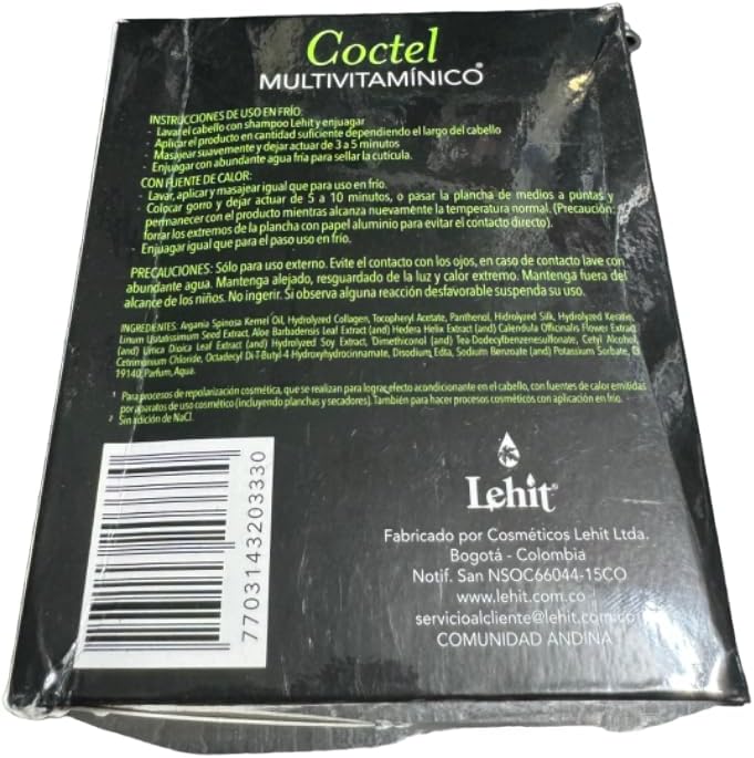 Lehit Coctel Multivitaminico Repolarizador 8 en 1 - 20 Sachets (30g Each) - görsel 3