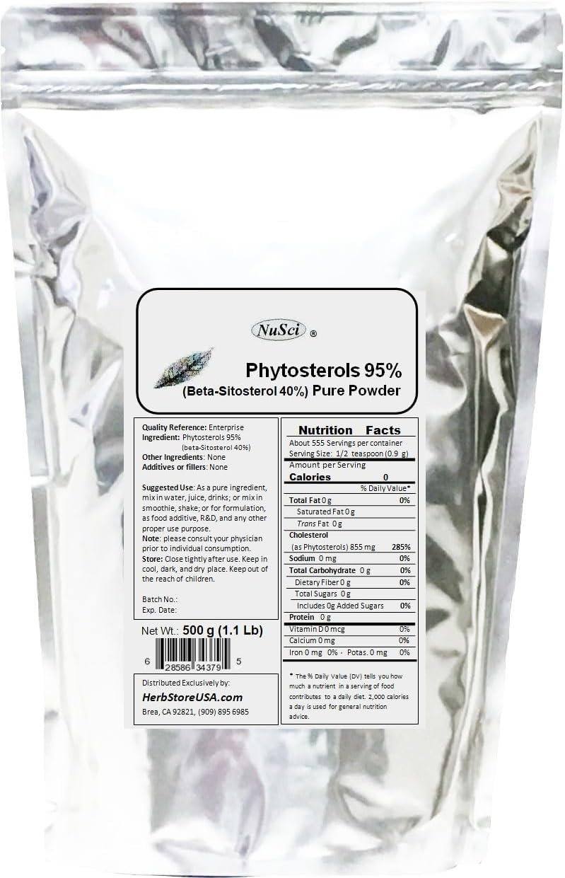 Phytosterol Beta-Sitosterol Pure Powder (100 g) - görsel 3