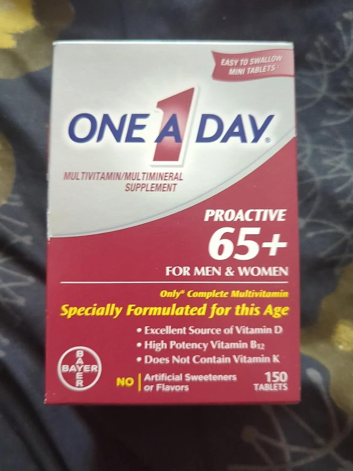 One A Day Proactive 65+ Multivitamins, 150 Count (3 Pack) - görsel 1