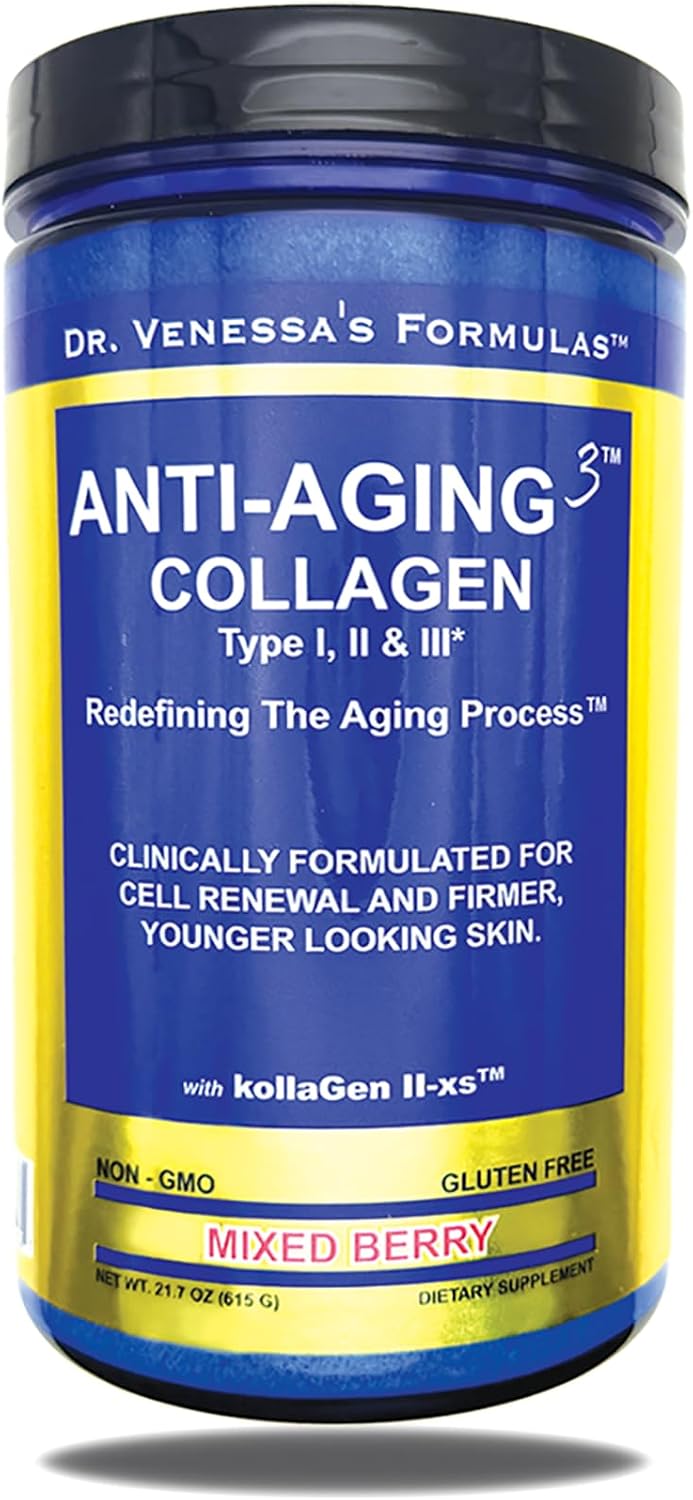Dr. Venessa's Formulae™ Anti-Ageing 3™ Collagen Type I, II & III - görsel 1