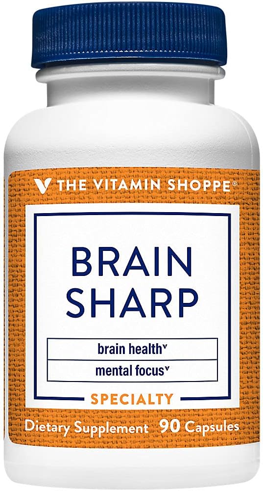 The Vitamin Shoppe Brain Sharp with Acetyl-L-Carnitine, Phosphatidylserine (90 Capsules) - görsel 1