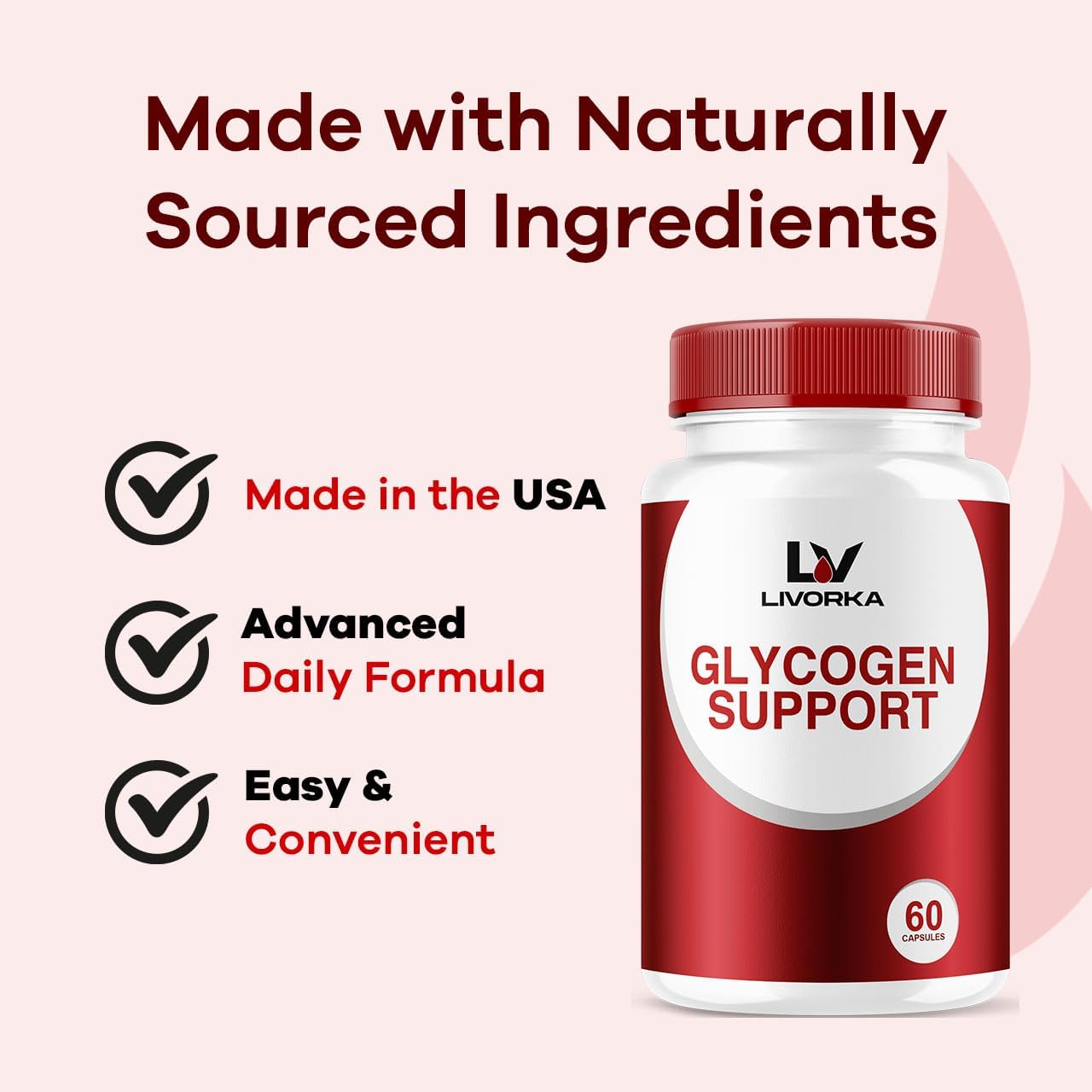 Glycogen Support, Control & Fix Advanced Formula – 2-Pack of 30 Capsules (60 Days' Supply) – with Powerful Ingredients - görsel 5