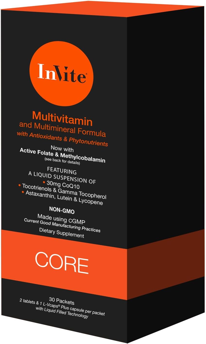 Invite Health Core Multivitamin - Essential Vitamins and Minerals, 30-Day Supply (Pack of 2) - görsel 1