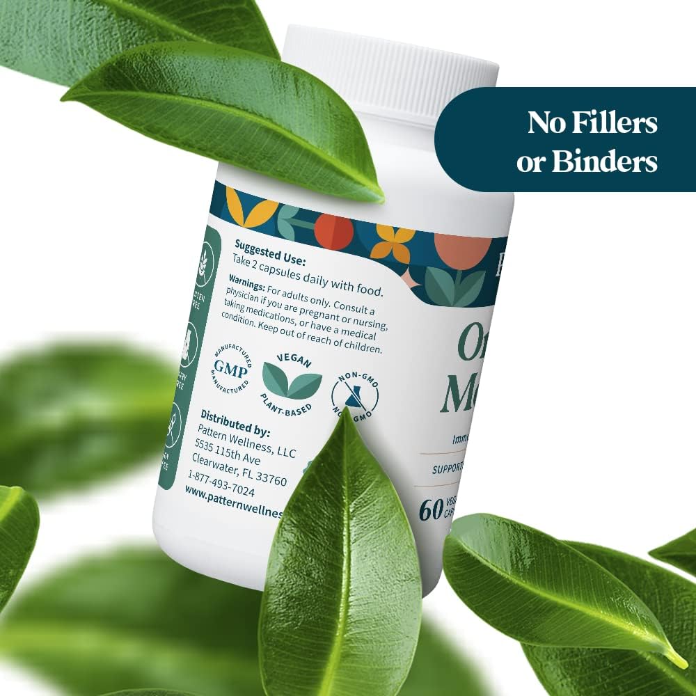 Pattern Wellness Organic Moringa Oleifera Supplement – Antioxidant Support & Cell Function – Whole Leaf Complete Formula – Vegan, Non-GMO – 60 Capsules - görsel 8