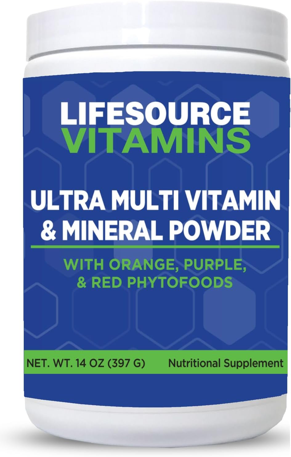 LifeSource Vitamins Ultra Multi Vitamin & Mineral Powder with Phyto Reds, Phyto Purples & Phyto Oranges – 30 Day Supply - görsel 1