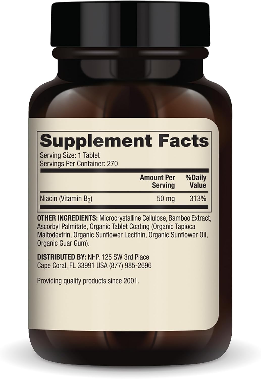 Dr. Mercola Niacin Vitamin B3, 90 Servings (270 Tablets), Food Supplement, Mini Tablets, Essential B Vitamin, Non-GMO - görsel 2