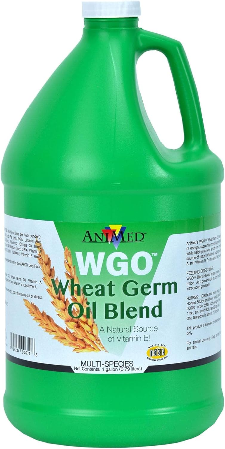AniMed WGO Wheat Germ Oil Blend For Horses and Dogs (3.78 Litre Bottle) - görsel 1