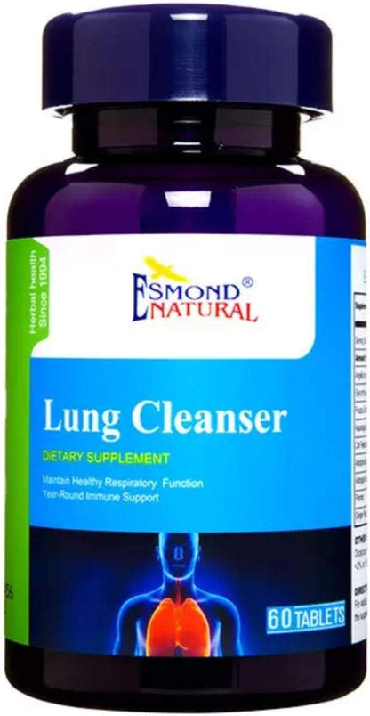 Esmond Natural Lung Cleanser – Maintain Healthy Respiratory Function – 480 Tablets (8 Pack)