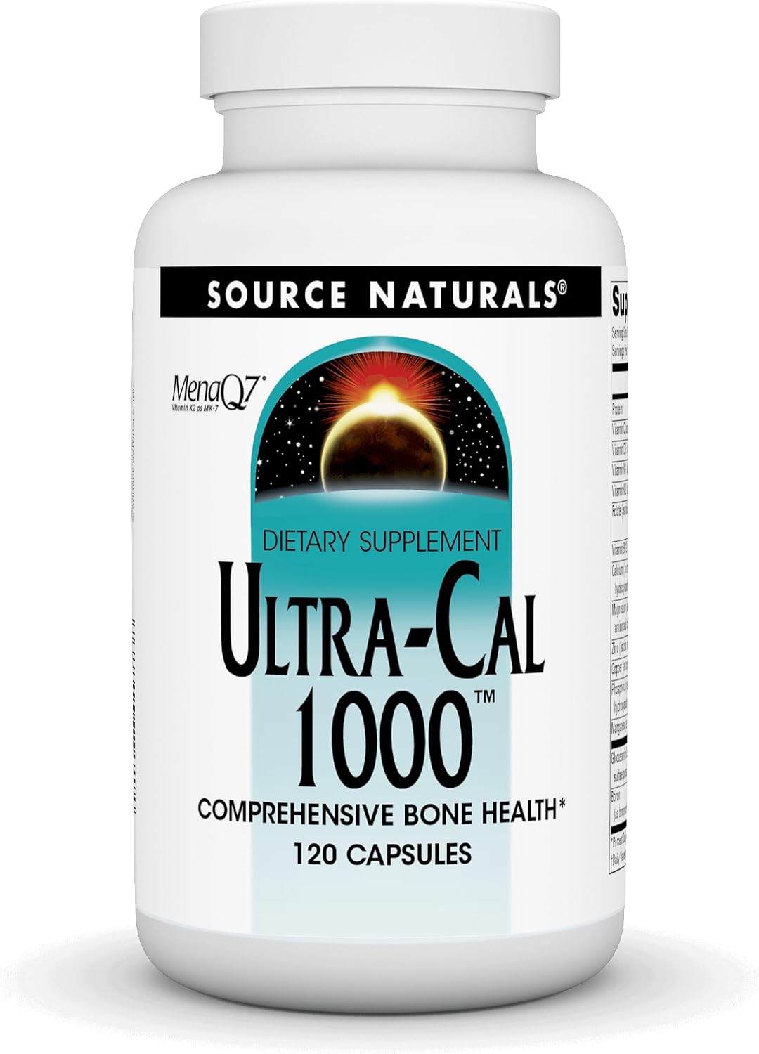 Source Naturals Ultra-Cal 1000, Comprehensive Bone Health – 120 Capsules - görsel 1
