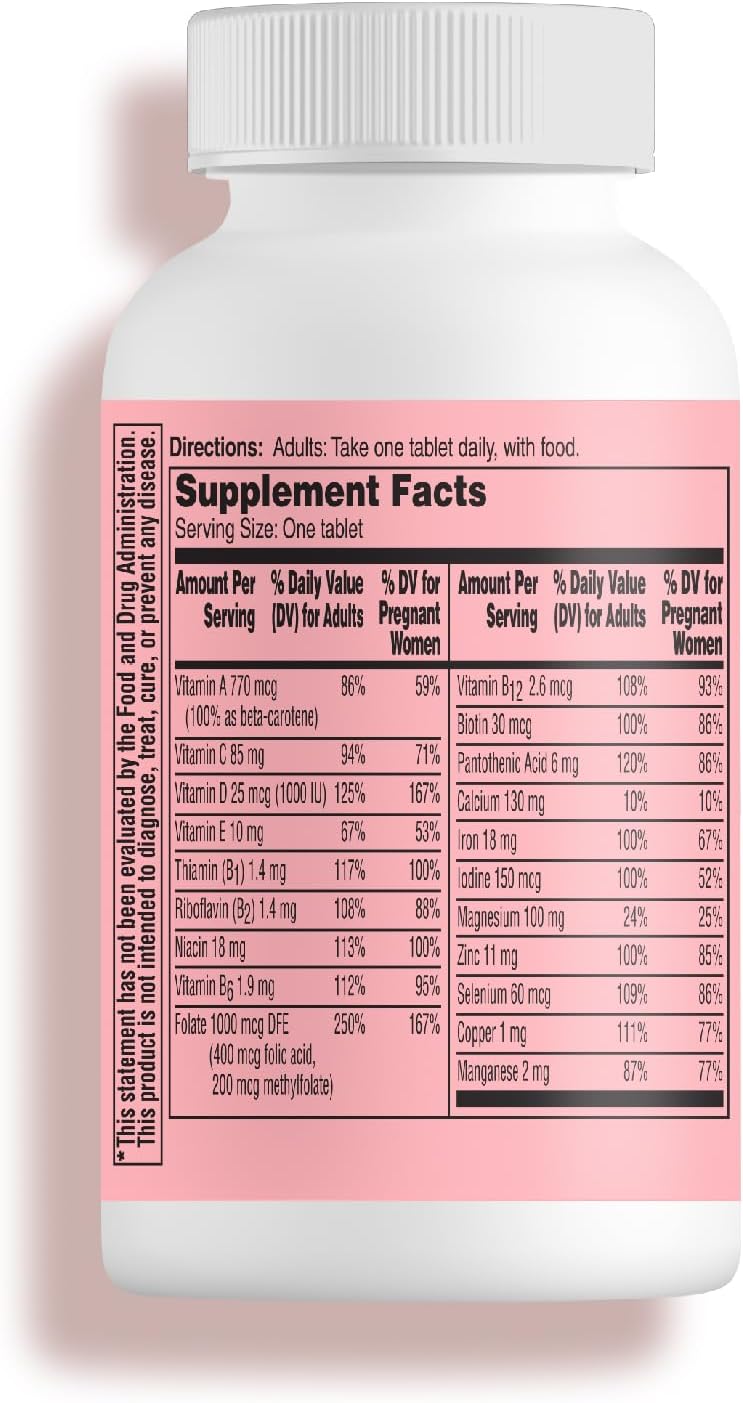 One A Day Pregnancy Planning Prenatal Multivitamin – 60 Tablets - görsel 8