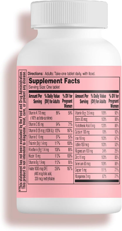 One A Day Pregnancy Planning Prenatal Multivitamin – 60 Tablets