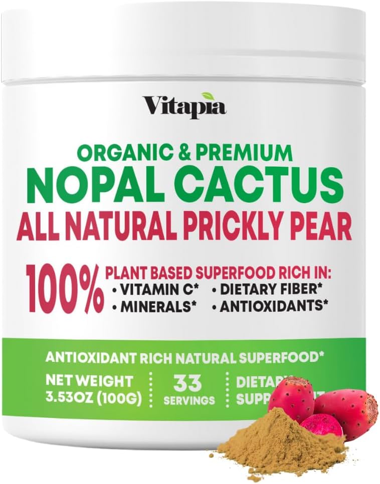 Vitapia Nopal Cactus Extract - 120 Veggie Capsules - görsel 10