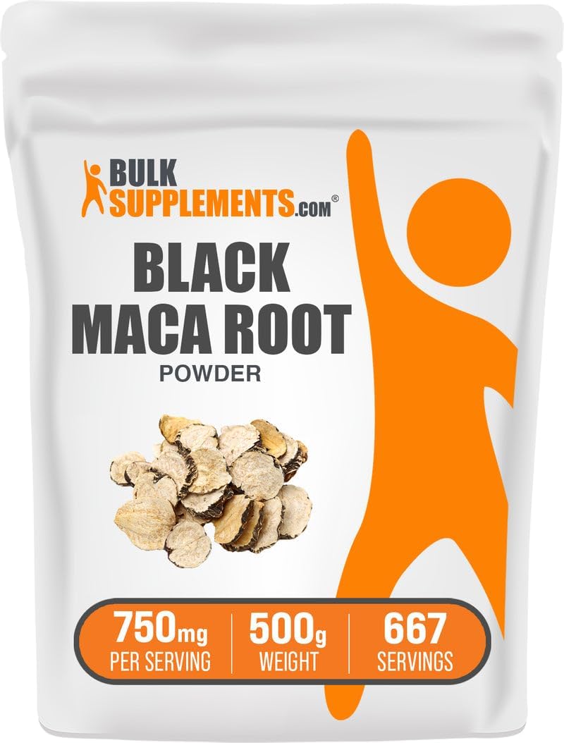 Black Maca Powder - Black Maca Root Supplement, 500g - görsel 1
