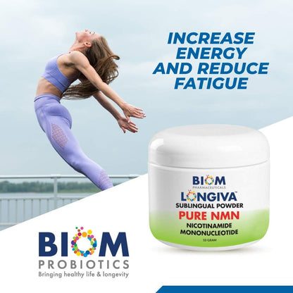 Biom NMN Sublingual Powder – Advanced Nanotised Nicotinamide Mononucleotide