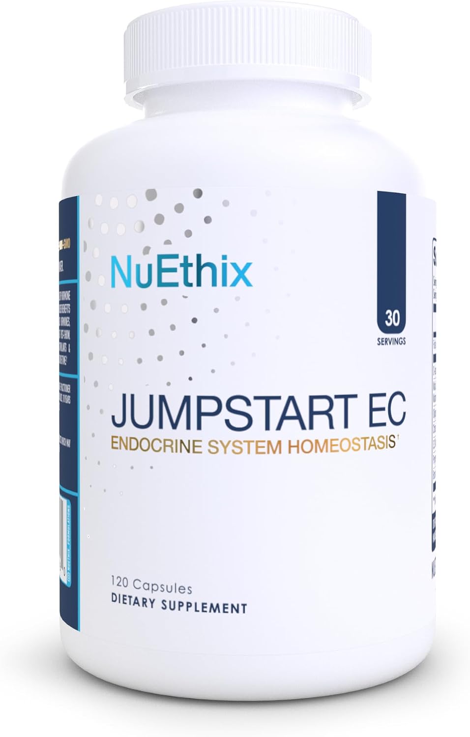NuEthix Formulations Jumpstart EC - Endocrine System Homeostasis Food Supplement, 120 Capsules - görsel 1
