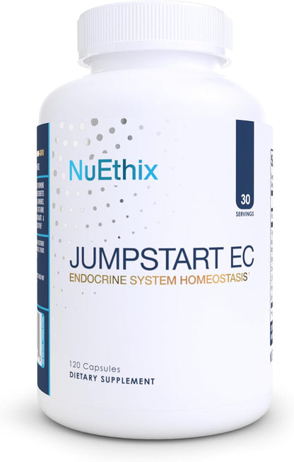 NuEthix Formulations Jumpstart EC - Endocrine System Homeostasis Food Supplement, 120 Capsules