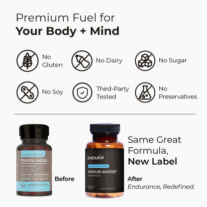 ENDUR-AMIDE - SR (Sustained Release) Niacinamide 500 mg, 200 Tablets
