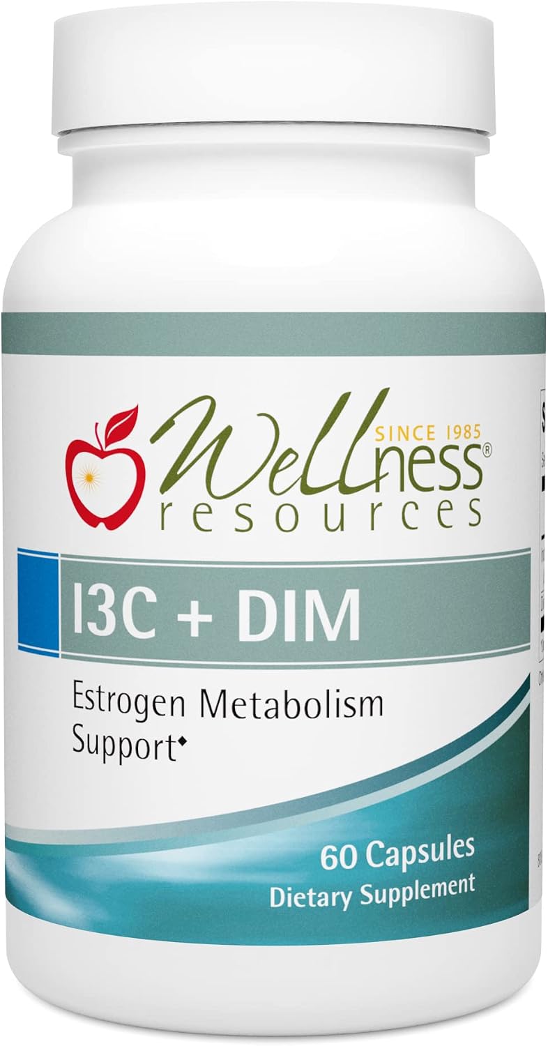 Wellness Resources I3C + DIM: Oestrogen Metabolism & Detoxification Support (60 Capsules) - görsel 1