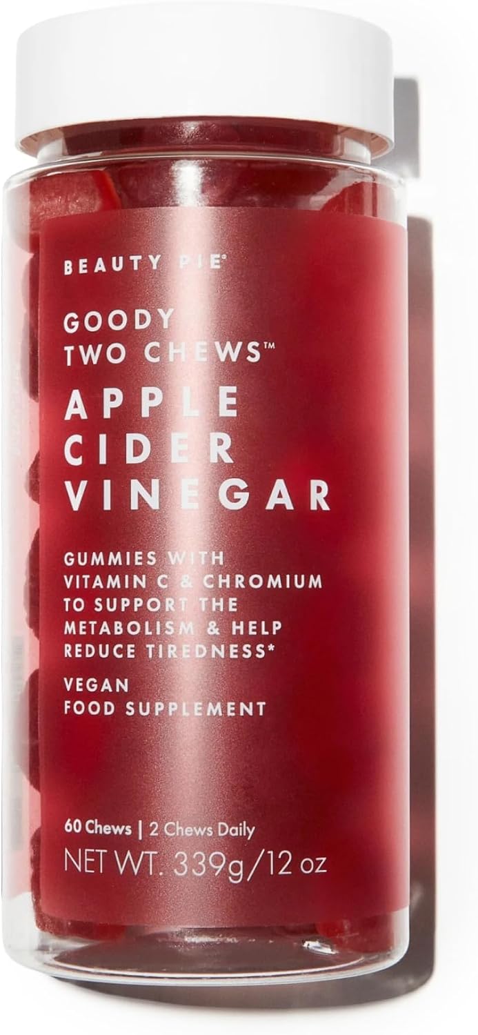 Beauty Pie Goody Two Chews Apple Cider Vinegar Gummies – Metabolism support with Chromium and Vitamin C - görsel 1