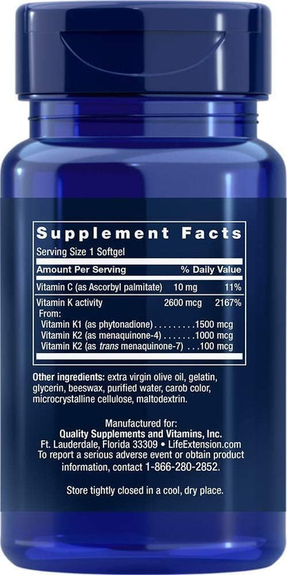 Super K with Advanced K2 Complex - 90 Capsules