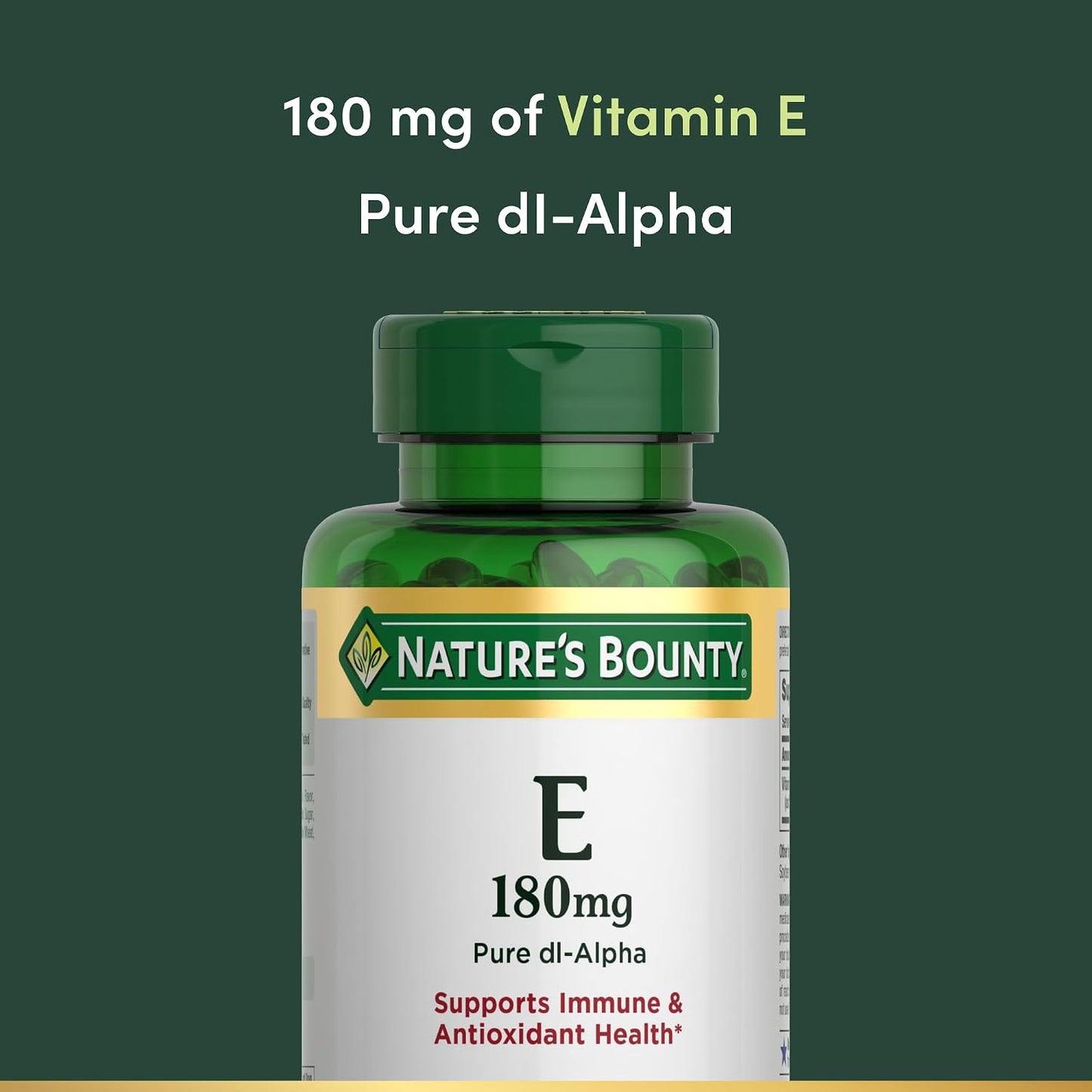 Nature's Bounty Vitamin E 400 IU Softgels, 120 Count - görsel 3
