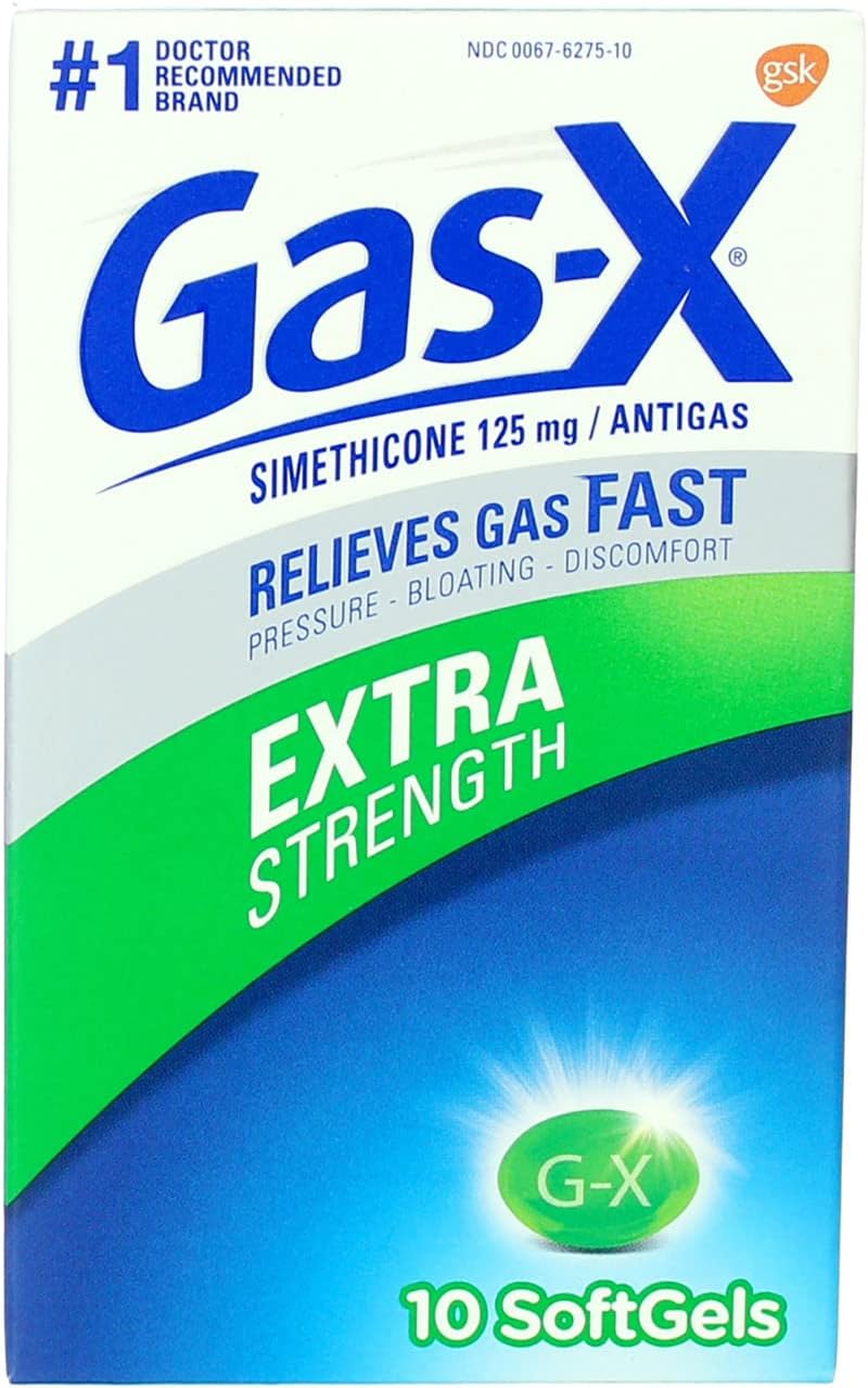 Novartis Gas-X Extra Strength Anti-Wind - 10 Softgels - görsel 1