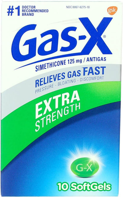 Novartis Gas-X Extra Strength Anti-Wind - 10 Softgels