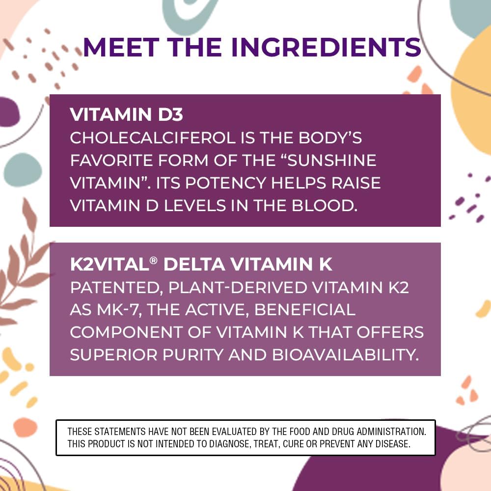 Body Kitchen Vegan Vitamin D3 + K2 MK-7 Supplement, 5000 IU D3 & 180 mcg K2 MK-7, Non-GMO, 60 Veggie Caps - görsel 5
