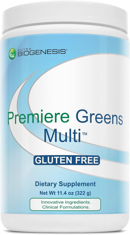 BioGenesis Premiere Greens Multi Fine Powder, Vanilla Berry Flavour, 392 g
