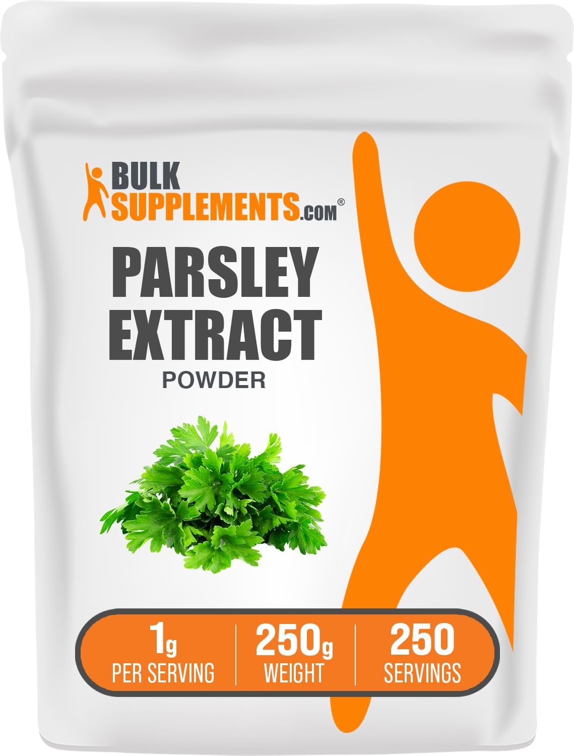 BulkSupplements.com Parsley Extract Powder - Parsley Food Supplement, Antioxidant Source, Herbal Extract - Gluten-free, 1g per Serving, 500g - görsel 7