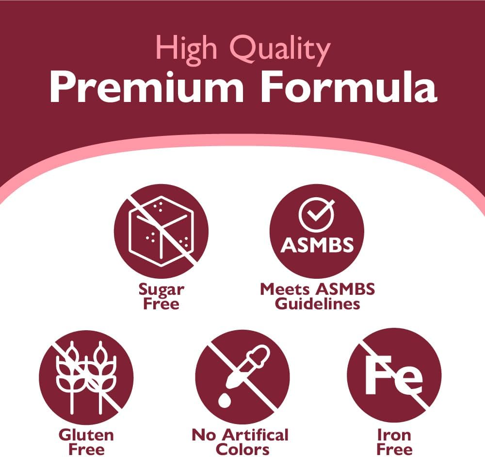 Celebrate Vitamins Bariatric Multivitamin, Iron Free - Post Gastric Bypass & Sleeve Gastrectomy Supplement for Men & Women (90 Capsules) - görsel 5