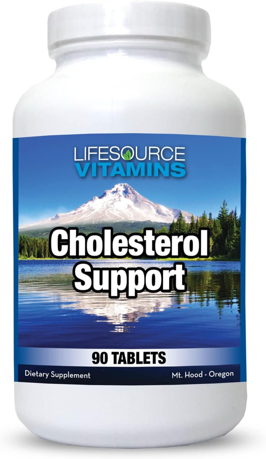LifeSource Vitamins Cholesterol Support - 90 Tablets - görsel 2