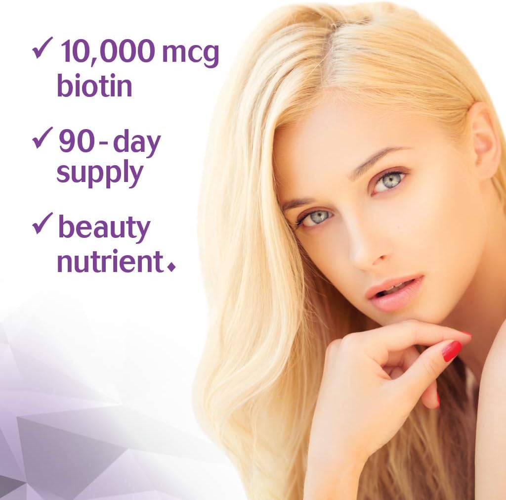 Bluebonnet Nutrition Beautiful Ally Biotin 10,000 mcg, 90 Vegetable Capsules - görsel 5