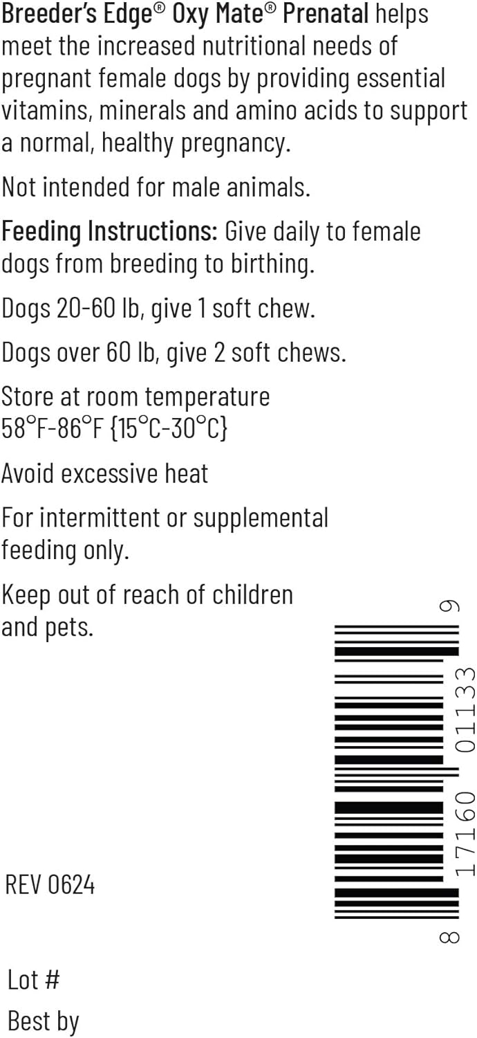 Breeder's Edge Oxy Mate Prenatal Soft Chews for Dogs and Cats - görsel 7