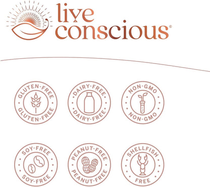 Live Conscious Vegan Vitamin B12 Sublingual Liquid Drops – Methylcobalamin 5000mcg (2 Pack)